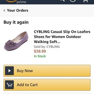 Purple loafers worn once😊